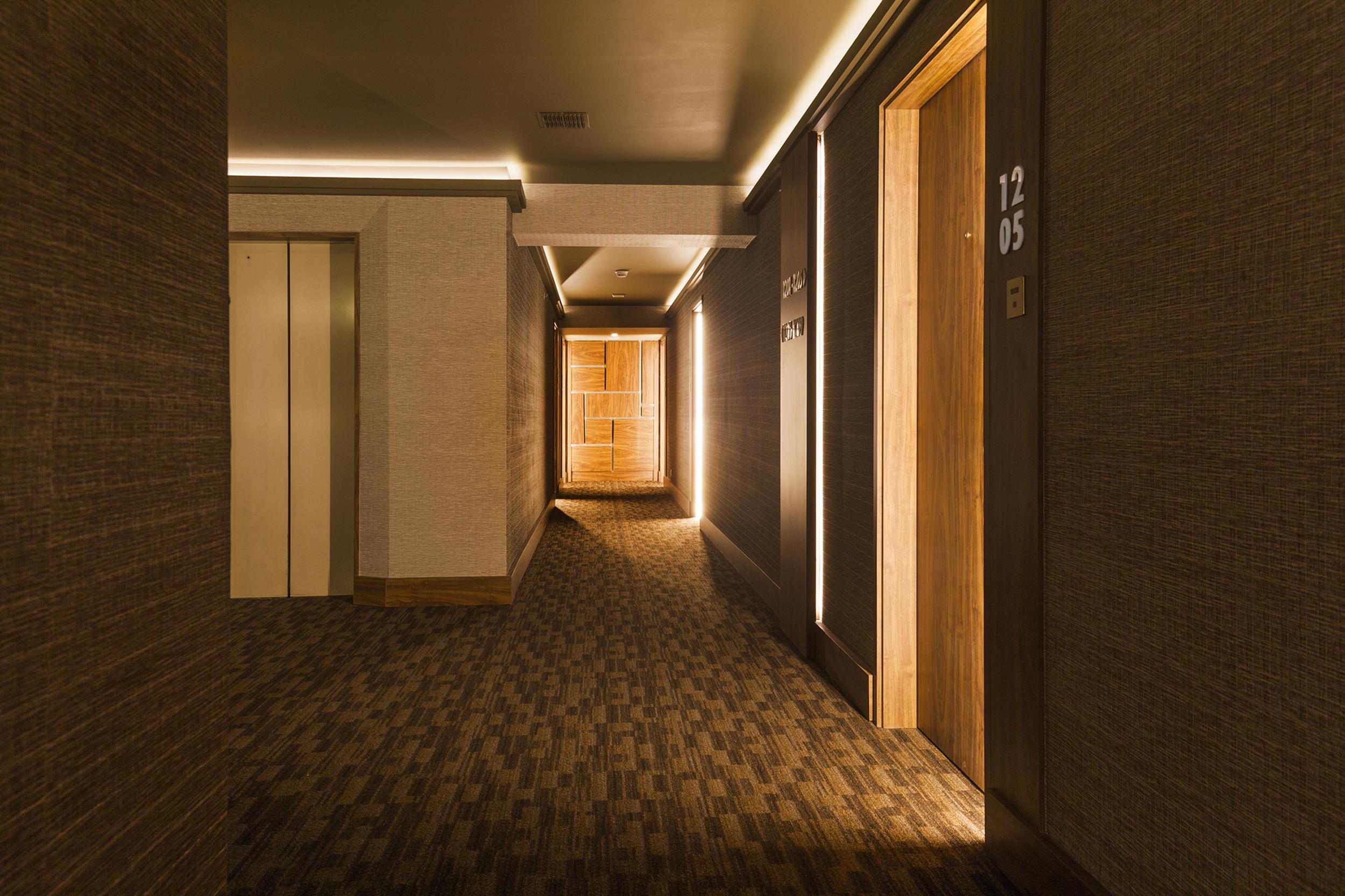 فندق ريغال باسيفيك سانتياغو المظهر الخارجي الصورة A corridor in a hotel